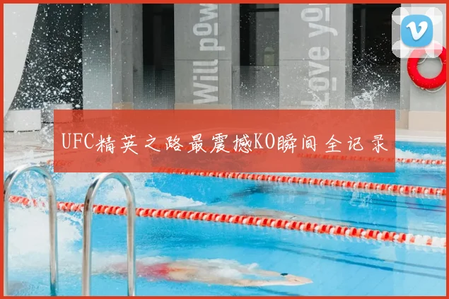UFC精英之路最震撼KO瞬间全记录