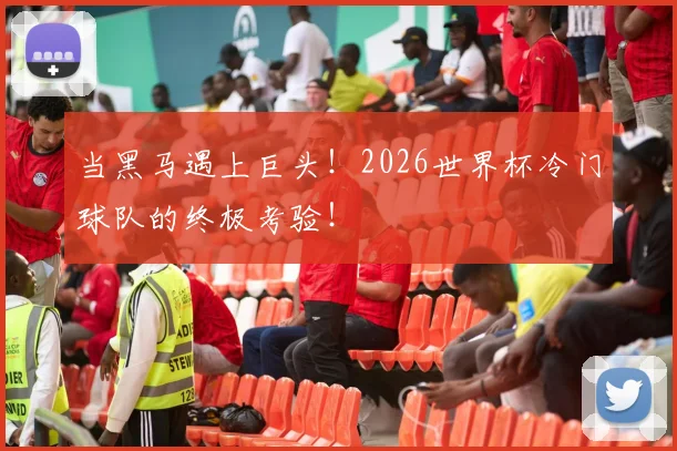 当黑马遇上巨头!2026世界杯冷门球队的终极考验!