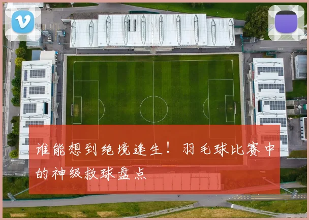 谁能想到绝境逢生!羽毛球比赛中的神级救球盘点