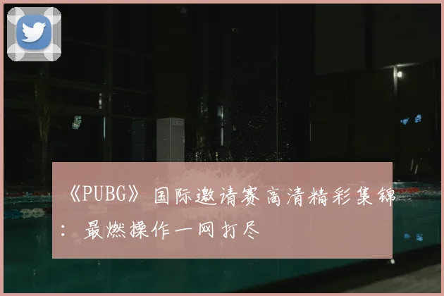 《PUBG》国际邀请赛高清精彩集锦：最燃操作一网打尽